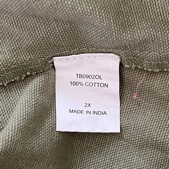 Floriana | Green cotton zip front jacket embroidered details women’s siz… - Picture 10 of 11